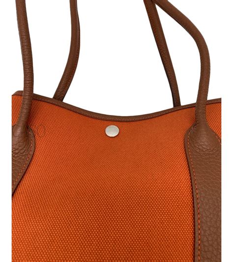 borsa arancione hermes con leopardi|Borsa Garden Party 36 .